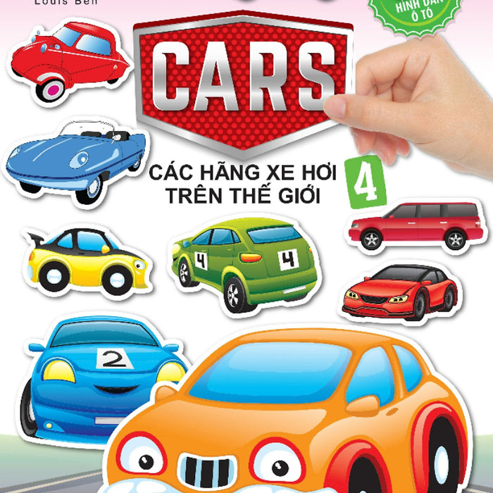 Bóc Dán Hình Sticker Thông Minh - Cars: Các Hãng Xe Hơi Trên Thế Giới Tập 4 _Vt