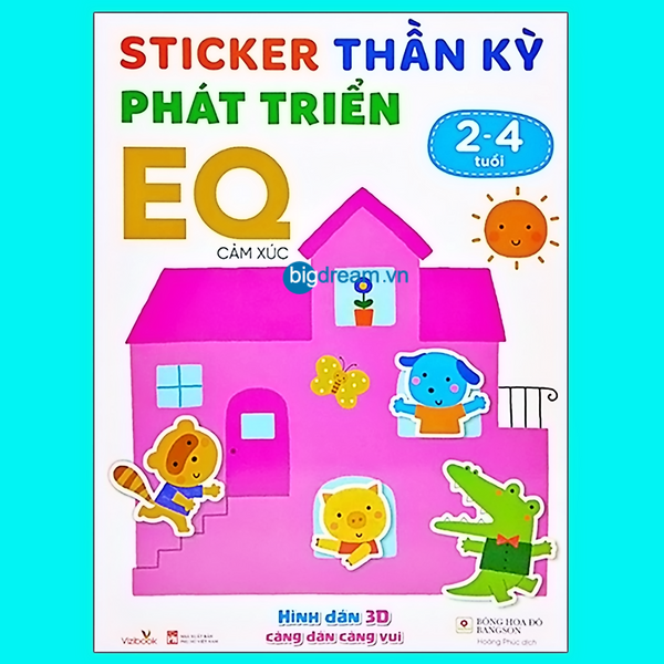 Sticker Thần Kỳ Phát Triển Eq Cảm Xúc Cho Bé 2-4 Tuổi - Sách Dán Hình Cho Bé Tương Tác Cho Trẻ