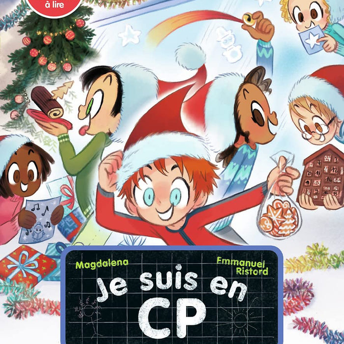 Sách Thiếu Nhi Tiếng Pháp: Je Suis En Cp Tome 26 Noël À L'École