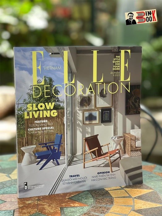 (In Màu Toàn Bộ) Tạp Chí Elle Decoration Tháng 9/2023 - Slow Living