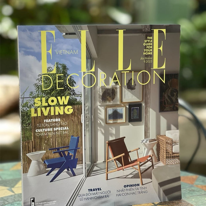 (In Màu Toàn Bộ) Tạp Chí Elle Decoration Tháng 9/2023 - Slow Living