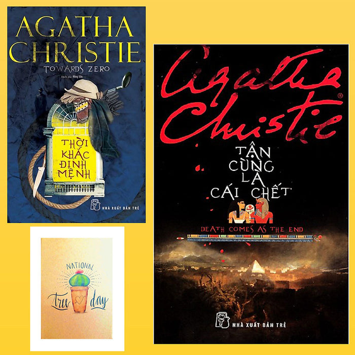 Combo Agatha Christie : Tận Cùng Là Cái Chết Và Thời Khắc Định Mệnh ( Tặng Kèm Sổ Tay Xương Rồng)