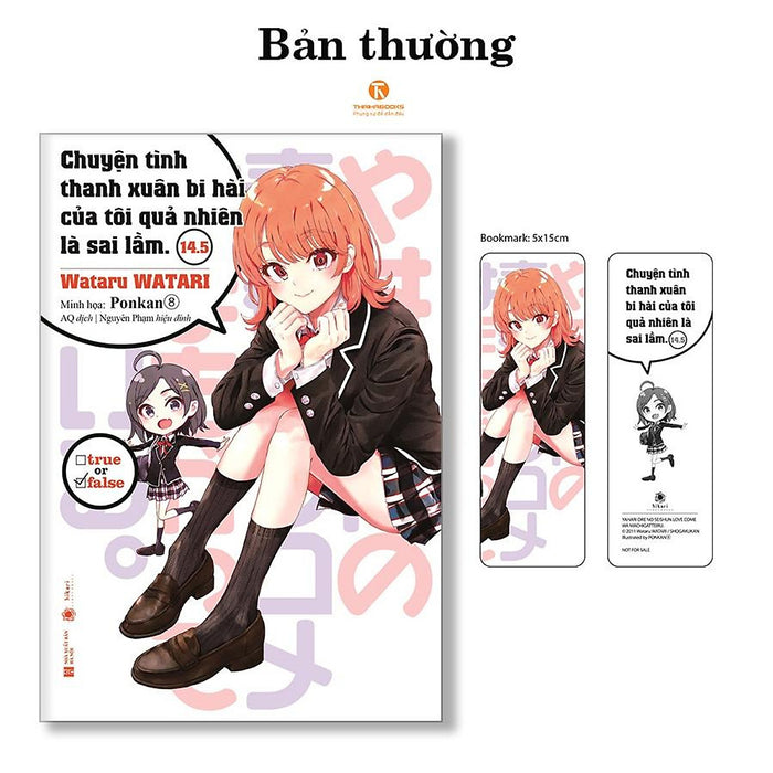 Chuyện Tình Thanh Xuân Bi Hài Của Tôi Quả Nhiên Là Sai Lầm 14.5  - Bản Quyền