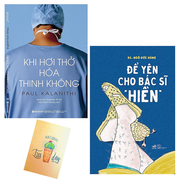 Combo Khi Hơi Thở Hóa Thinh Không Và Để Yên Cho Bác Sĩ "Hiền" ( Tặng Kèm Sổ Tay Xương Rồng)