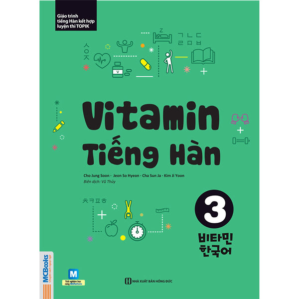 Sách Vitamin Tiếng Hàn 3-Sách Tự Học-Tiếng Hàn
