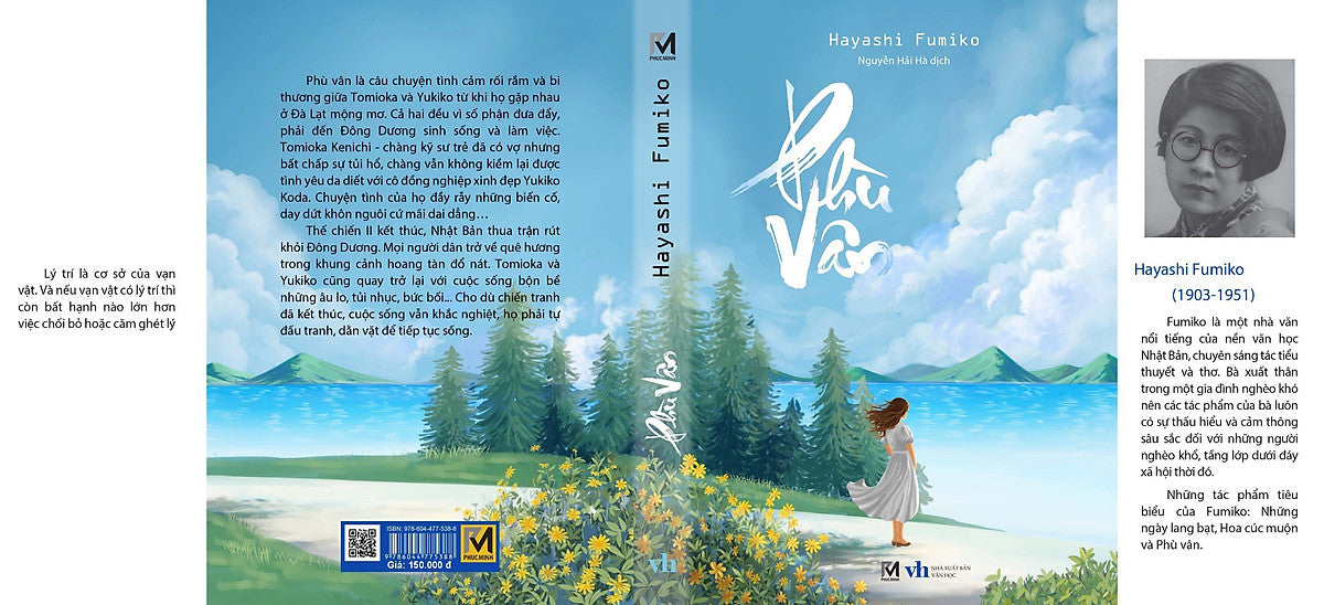 Sách - Phù Vân - Truyện, Văn Học Nhật Bản Lấy Bối Cảnh Đà Lạt Việt Nam - Hayashi Fumiko - Phúc Minh Books