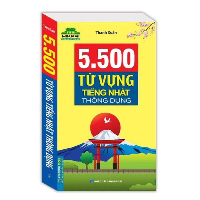 Sách - 5500 Từ Vựng Tiếng Nhật Thông Dụng