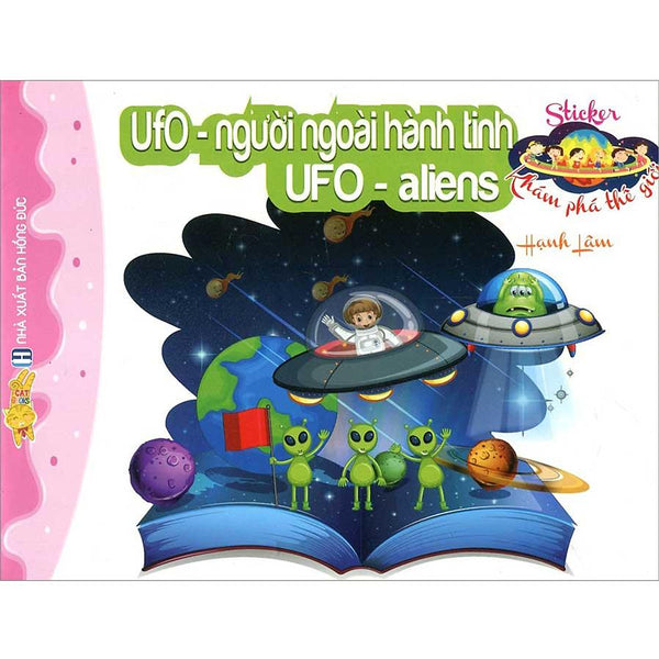 Sticker Khám Phá Thế Giới – Ufo Aliens - Ufo Người Ngoài Hành Tinh