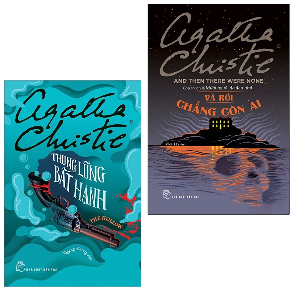 Combo Và Rồi Chẳng Còn Ai - And Then There Were None (Từ Tựa Cũ: Mười Người Da Đen Nhỏ) Và Thung Lũng Bất Hạnh - The Hollow - Sổ Tay