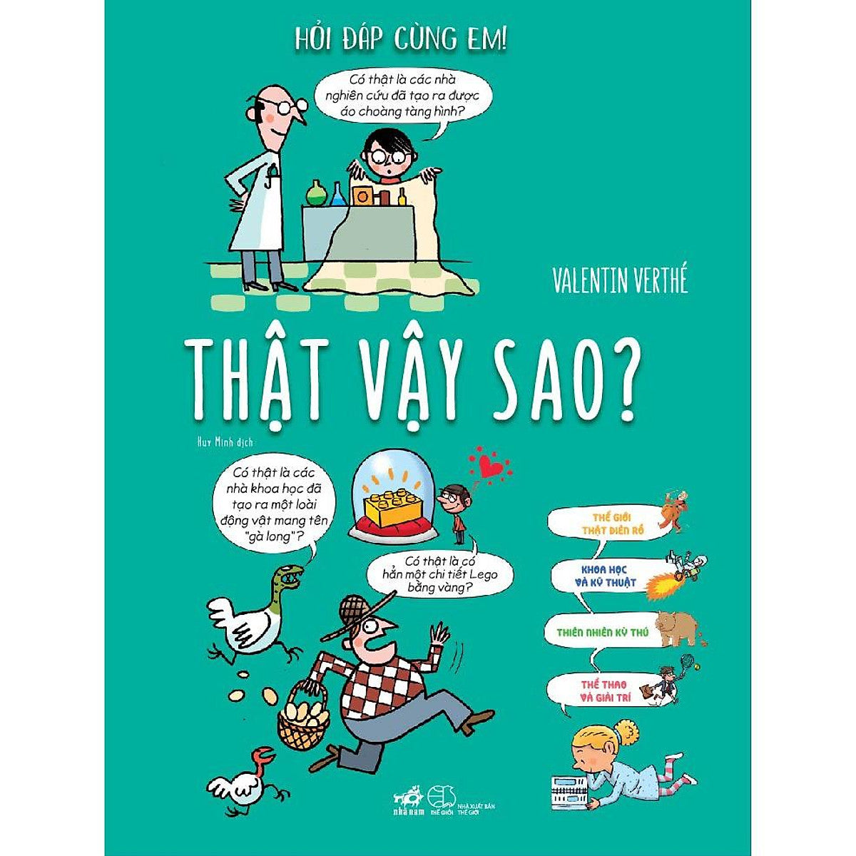 Sách - Hỏi Đáp Cùng Em - Thật Vậy Sao? (Tặng Kèm Bookmark Thiết Kế)