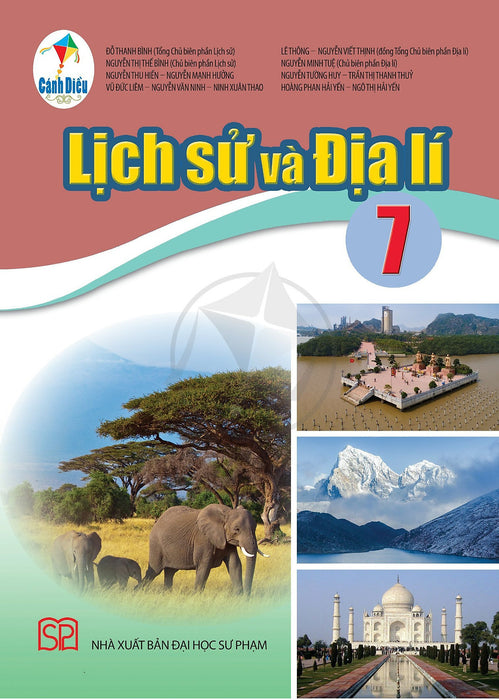 Sách - Sgk Lịch Sử & Địa Lí 7 Cd Và 2 Tập Giấy Kiểm Tra Kẻ Ngang Vỏ Xanh