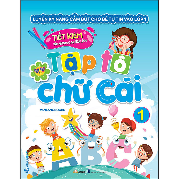 Tập Tô Chữ Cái - Tập 1 (Kèm Bút Lông Bảng)