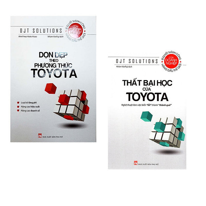 Combo Dọn Dẹp Theo Phương Thức Toyota + Thất Bại Học Của Toyota