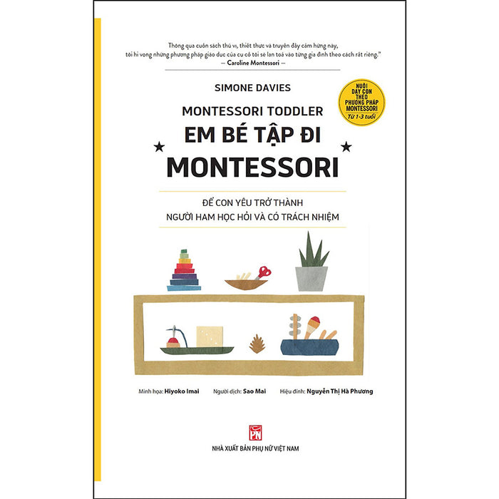 Montessori Toddler - Em Bé Tập Đi Montessori