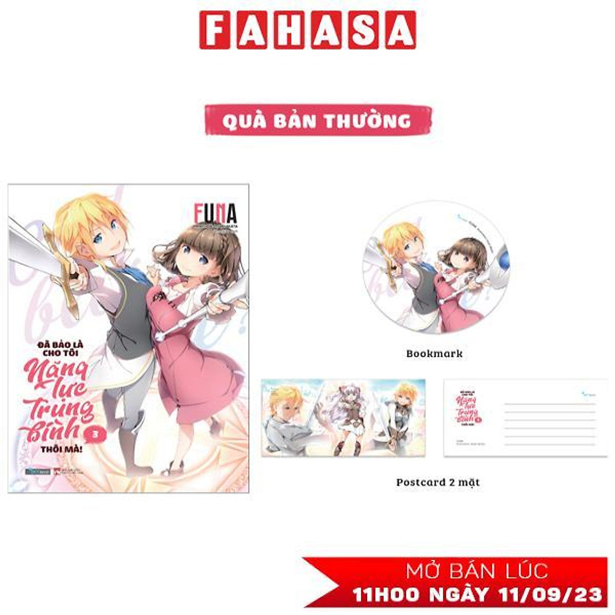 Đã Bảo Là Cho Tôi Năng Lực Trung Bình Thôi Mà! - Tập 3 - Tặng Kèm Bookmark + Postcard