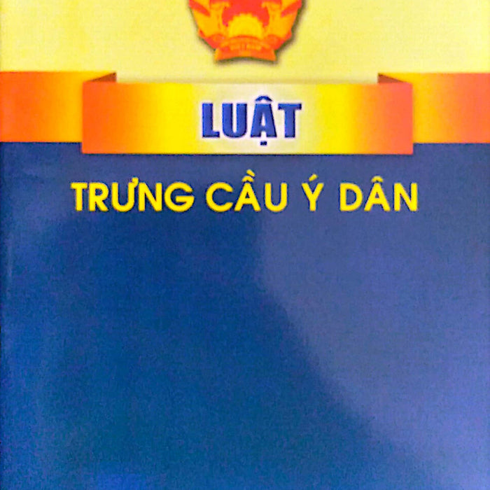 Luật Trưng Cầu Dân Ý