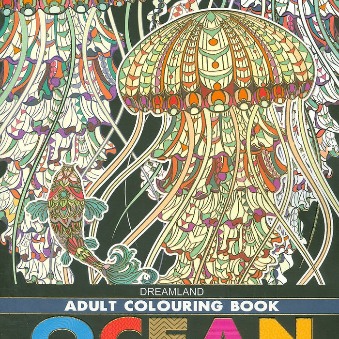 Ocean - Adults Colouring Book (Sách Tô Màu Dành Cho Người Lớn: Đại Dương)