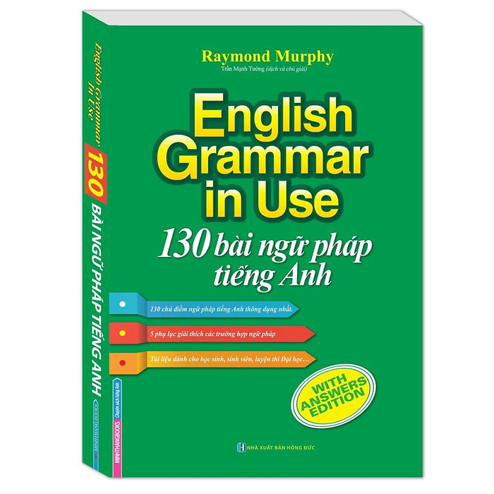 Sách - English Grammar In Use - 130 Bài Ngữ Pháp Tiếng Anh(Màu) Tặng Kèm Bookmark