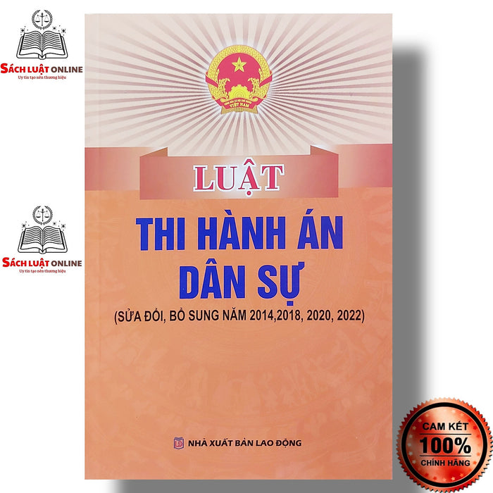 Sách - Luật Thi Hành Án Dân Sự (Nxb Lao Động)