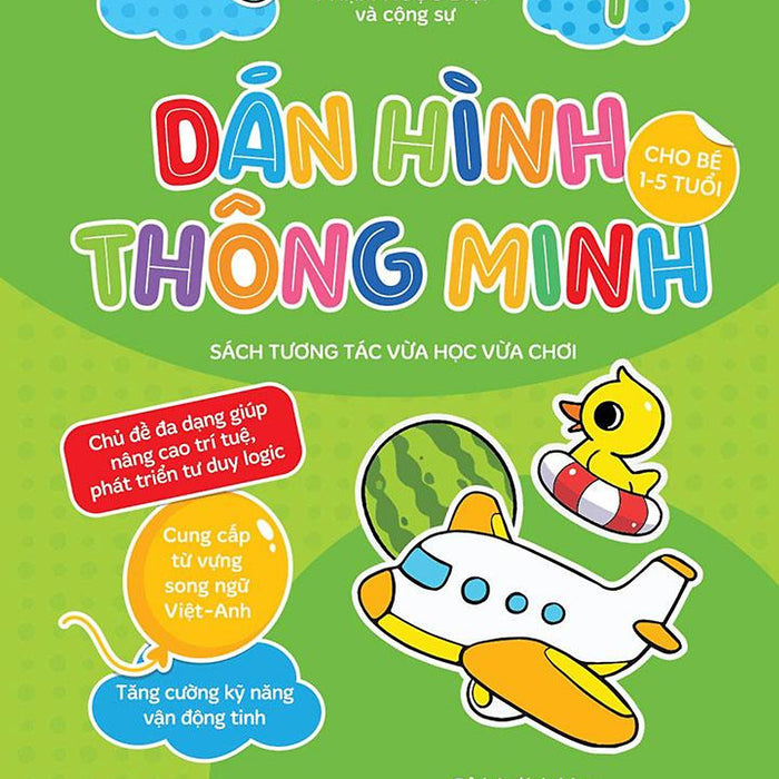 Dán Hình Thông Minh Cho Bé 1-5 Tuổi - Tập 1