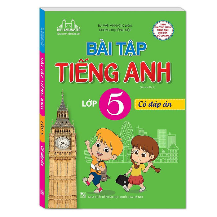 Sách - Bài Tập Tiếng Anh Lớp 5 (Bìa Mềm)