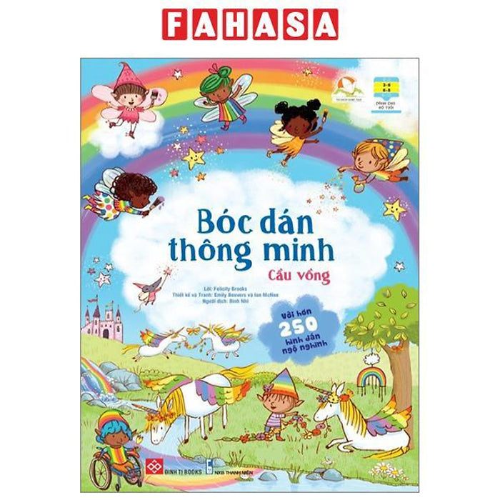 Bóc Dán Thông Minh - Cầu Vồng (Dành Cho Trẻ Từ 3-8 Tuổi)