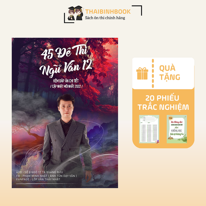 45 Đề Thi Ngữ Văn 12, Bộ Đề Chinh Phục 8+ Môn Ngữ Văn 2023 - Thầy Phạm Minh Nhật