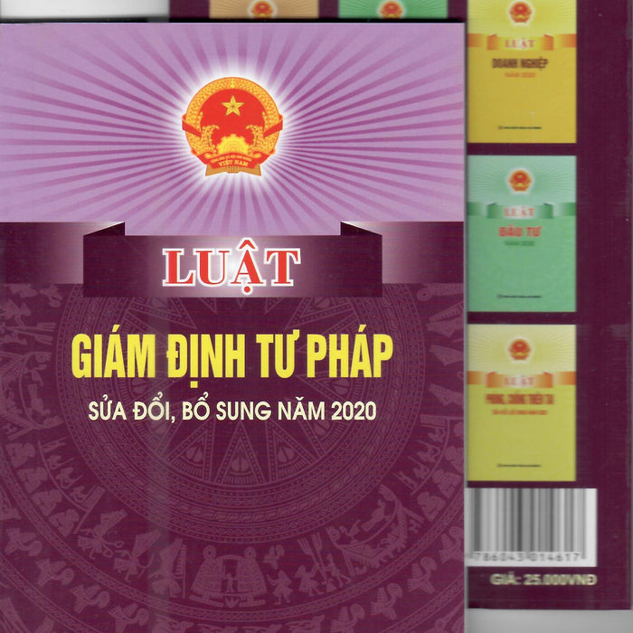 Luật Giám Định Tư Pháp 2020 ( Hiện Hành)