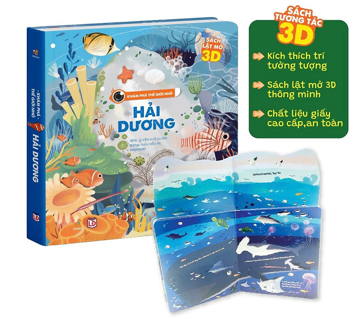 Sách Tương Tác Lật Mở 3D - Khám Phá Thế Giới Nhỏ Cho Trẻ 0 - 12 Tuổi - Nhiều Chủ Đề (Tn Books)