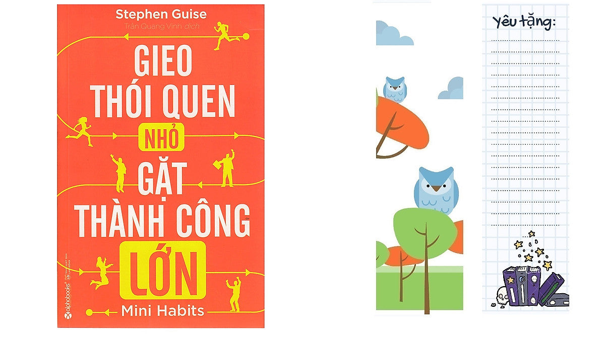 Gieo Thói Quen Nhỏ, Gặt Thành Công Lớn Tặng Bookmark Romantic