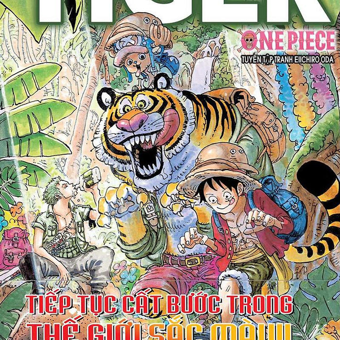 Kim Đồng - One Piece Color Walk 9 - Tiger (Tặng Kèm Postcard, Bảng Sticker Và Poster Gập)