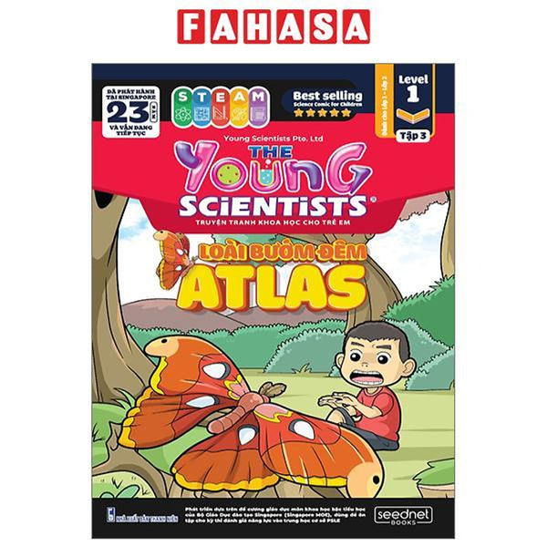 The Young Scientist - Truyện Tranh Khoa Học Cho Trẻ Em - Level 1 - Tập 3: Loài Bướm Đêm Atlas