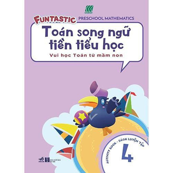 Toán Song Ngữ Tiền Tiểu Học -  Luyện Tập 4 - BảN QuyềN