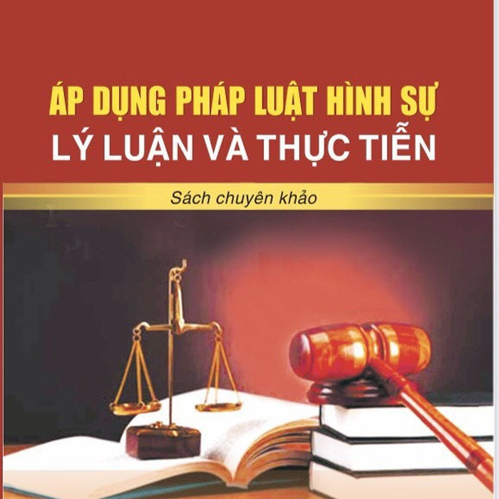 Áp Dụng Pháp Luật Hình Sự Lý Luận Và Thực Tiễn