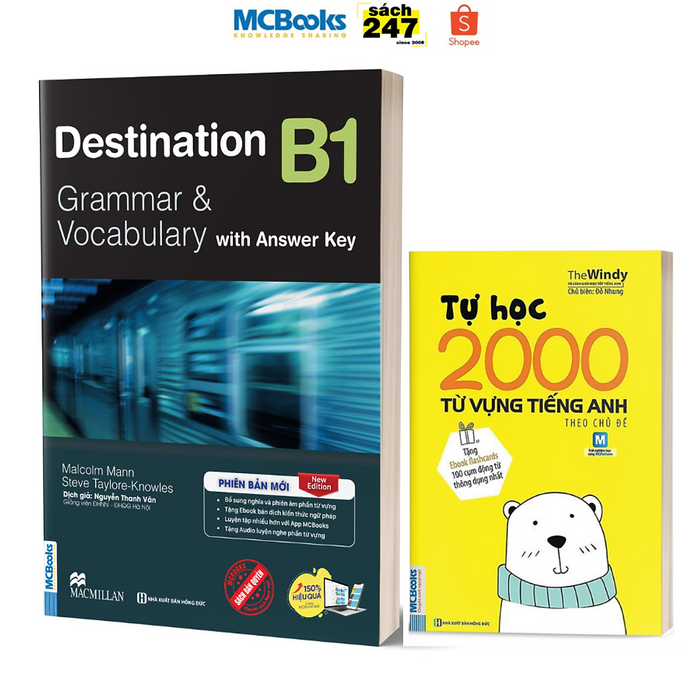 Destination B1 Và B2 Grammar & Vocabulary With Answer Key (Phiên Bản Mới) + 2000 Từ Vựng Tiếng Anh Theo Chủ Đề