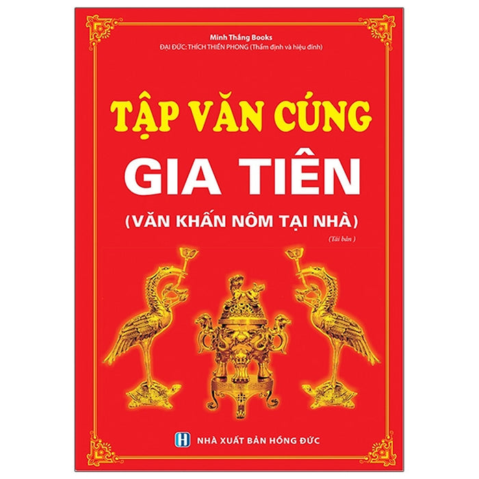 Tập Văn Cúng Gia Tiên  (Văn Khấn Nôm Tại Nhà)