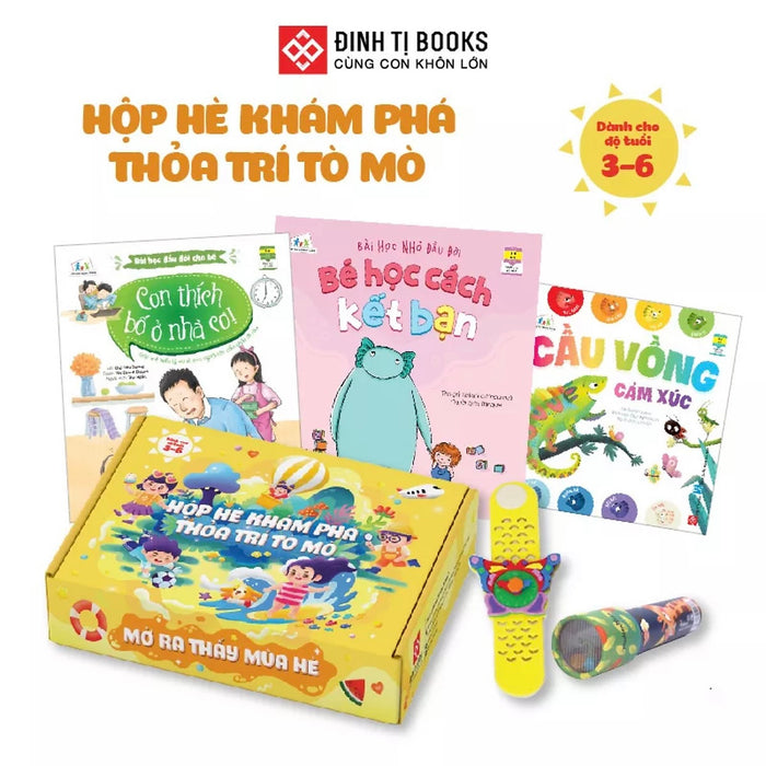 Sách - Hộp Hè Khám Phá, Thỏa Trí Tò Mò - Mở Ra Thấy Mùa Hè Cho Trẻ 3 - 6 Tuổi - Đinh Tị Books