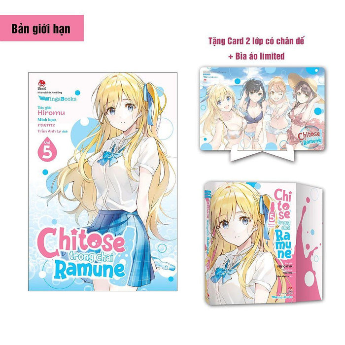 Sách Chitose Trong Chai Ramune - Tập 5 - Bản Phổ Thông Và Giới Hạn - Light Novel - Wingsbooks - Nxb Kim Đồng