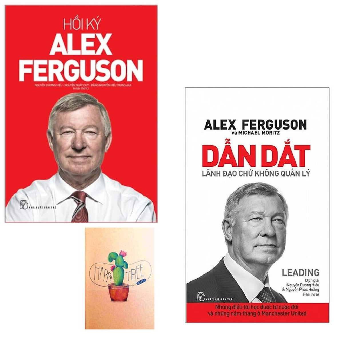 Combo Hồi Ký Alex Ferguson Và Dẫn Dắt - Lãnh Đạo Chứ Không Quản Lý( Tặng Kèm Sổ Tay Xương Rồng)
