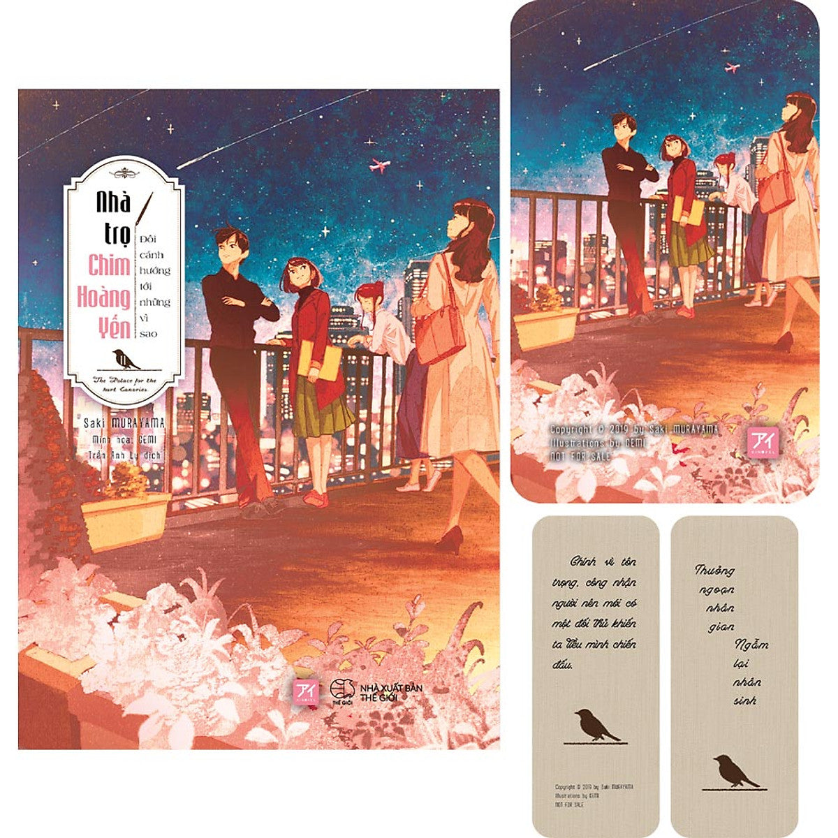 Nhà Trọ Chim Hoàng Yến - Đôi Cánh Hướng Tới Những Vì Sao [Tặng Kèm: 01 Postcard (9 X 15 Cm)+ 01 Bookmark]