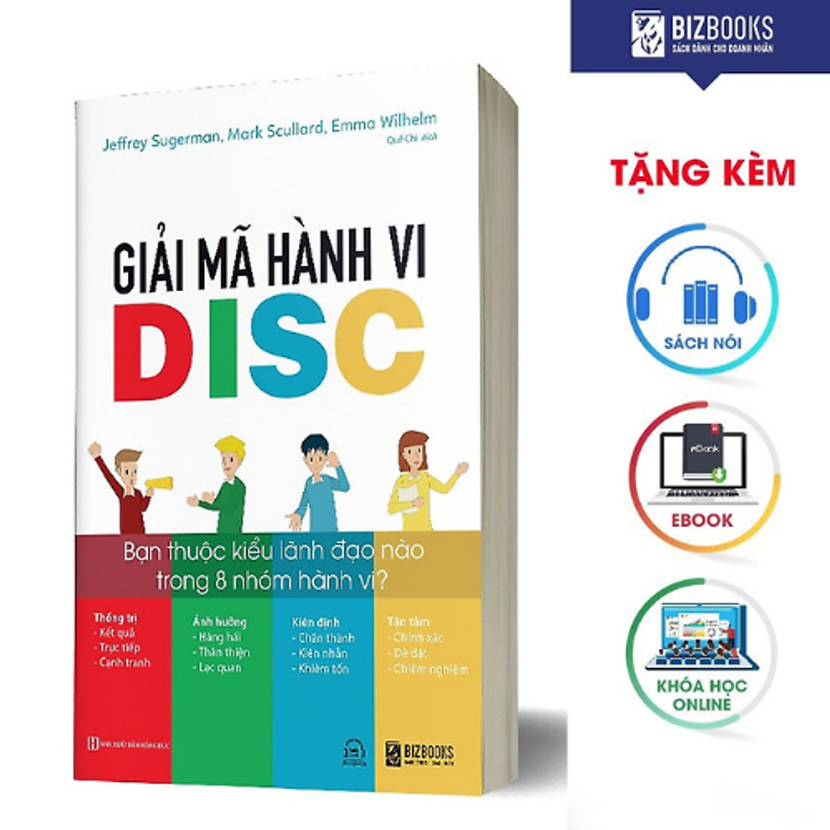 Bizbooks - Sách Giải Mã Hành Vi Disc: Bạn Thuộc Kiểu Lãnh Đạo Nào Trong 8 Nhóm Hành Vi? - Minhanbooks