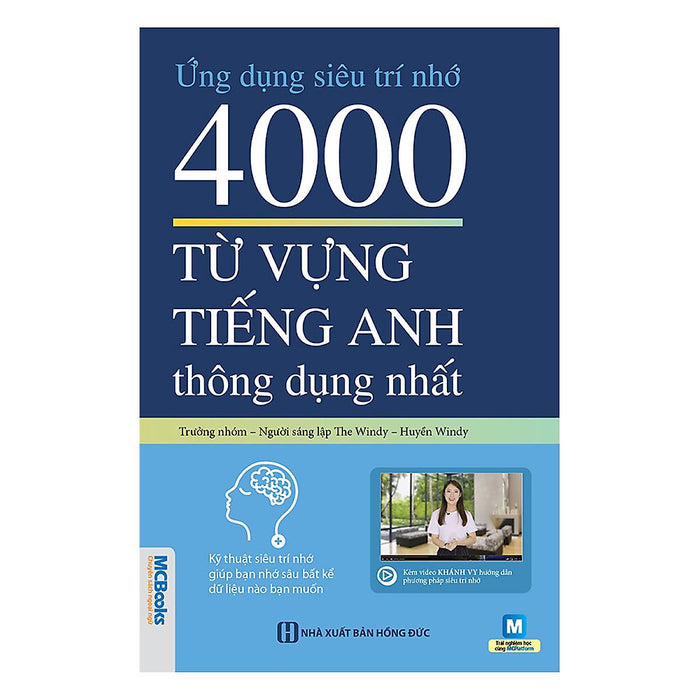 Sách - Ứng Dụng Siêu Trí Nhớ 4000 Từ Vựng Tiếng Anh Thông Dụng Nhất