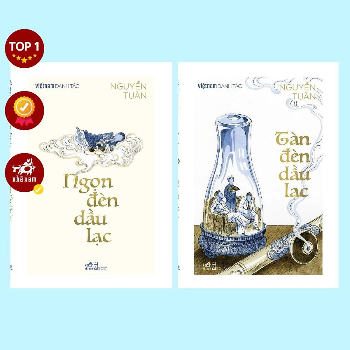 Combo Ngọn Đèn Dầu Lạc - Tàn Đèn Dầu Lạc (Nguyễn Tuân) (Việt Nam Danh Tác) - Bản Quyền