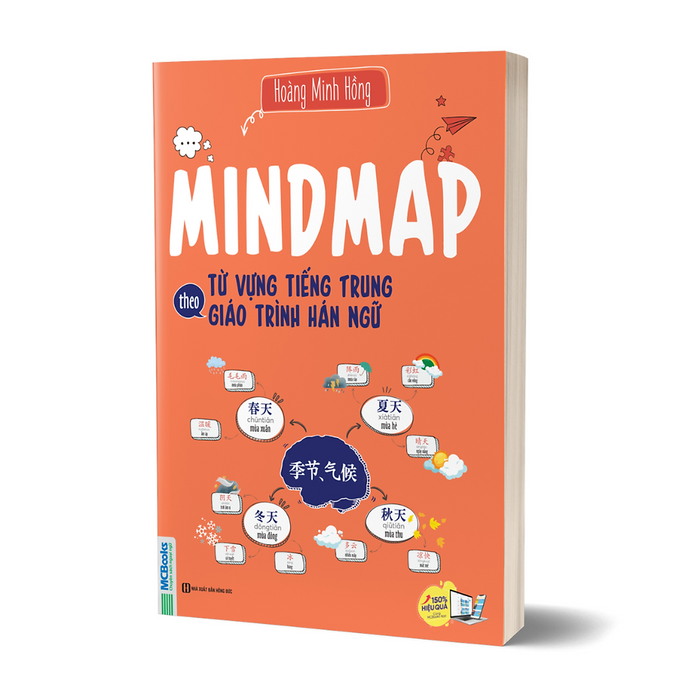 Sách - Mindmap Từ Vựng Tiếng Trung Theo Giáo Trình Hán Ngữ - Mcbooks