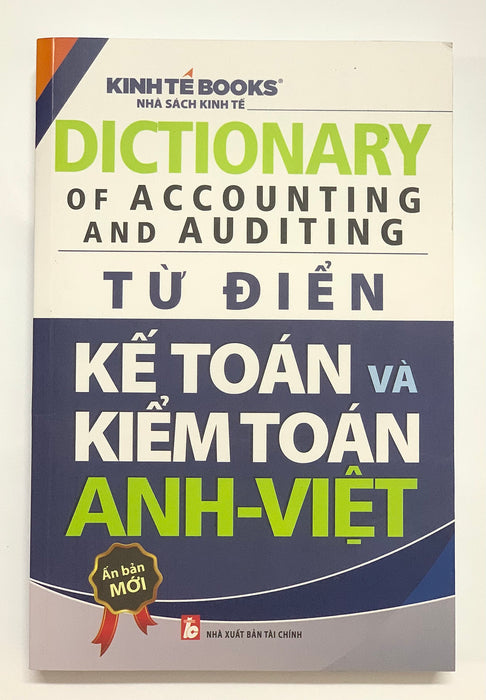 Sách - Từ Điển Kế Toán Và Kiểm Toán (Anh - Việt)