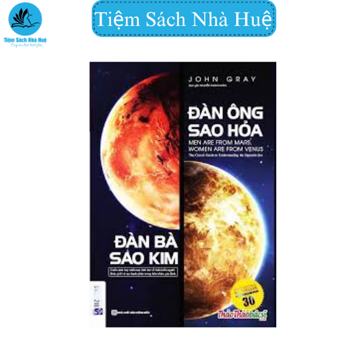 [Mã Inbau25 Giảm 25K Đơn 149K] Sách Đàn Ông Sao Hỏa, Đàn Bà Sao Kim - Tâm Lí - Bizbooks