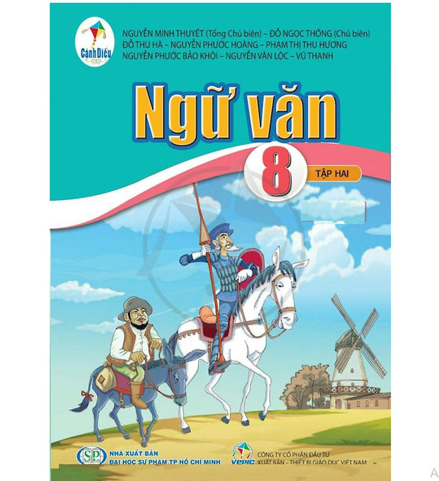 Sách - Sgk Ngữ Văn 8 Tập 2 Và 2 Tập Giấy Kiểm Tra Kẻ Ngang Vỏ Xanh