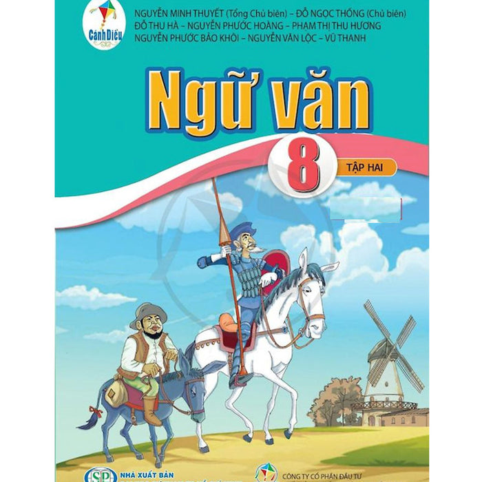 Sách - Sgk Ngữ Văn 8 Tập 2 Và 2 Tập Giấy Kiểm Tra Kẻ Ngang Vỏ Xanh