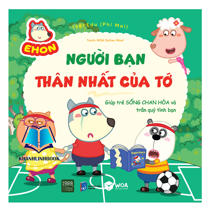 Sách - Wolfoo Ehon - Người Bạn Thân Nhất Của Tớ (1980)