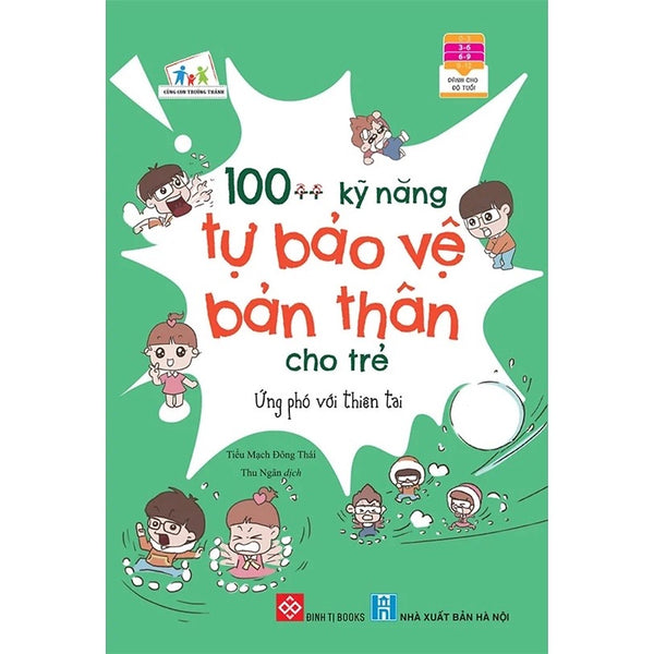 Sách - 100++ Kỹ Năng Tự Bảo Vệ Bản Thân Cho Trẻ 3-9 Tuổi - Đinh Tị Books
